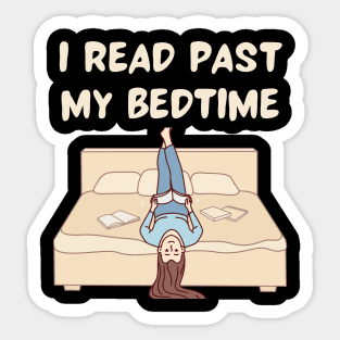 I read past my bedtime Sticker